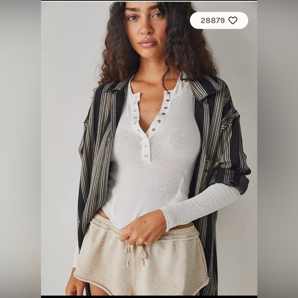 Free People Tops - One Of The Girls Henley